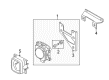 Diagram for Audi A3 Parking Sensors - 5Q0-907-541-N