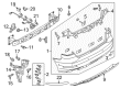 Diagram for Audi A3 Sportback e-tron Bumper - 8V4-807-067-G-GRU