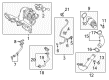 Diagram for Audi Turbocharger Boost Solenoid - 04L-198-716
