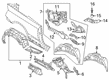 Diagram for Audi S5 Fender Splash Shield - 8W7-810-364