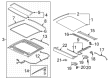 Diagram for Audi Sunroof Motor - 4K8-959-591