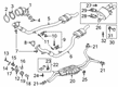 Diagram for Audi S5 Sportback Muffler - 8W9-253-409-P