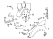 Diagram for Audi A3 Fender - 8P0-821-105-G