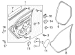 Diagram for Audi A3 Sportback e-tron Weather Strip - 8V4-833-721-C