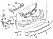 Diagram for Audi RS5 Sportback Bumper - 8W6-807-067-AC-GRU