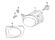 Diagram for Audi A4 Fog Light - 8D0-941-699-D