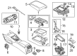 Diagram for Audi A6 Shift Knob - 4G1-713-139-AG-DEE