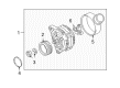 Diagram for Audi A4 Alternator Pulley - 06E-903-119-P