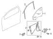 Diagram for Audi S4 Window Channel - 8W0-837-432-D