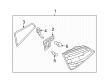 Diagram for Audi Tail Light - 8K9-945-093-A