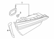 Diagram for Audi S5 Back Up Light - 8W6-945-093-M