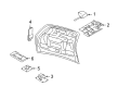 Diagram for Audi Antenna - 8H0-919-889-A