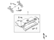 Diagram for Audi A6 Quattro Glove Box - 4B1-880-302-B-4ZE