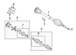 Diagram for Audi allroad Axle Shaft - 8K0-407-271-AL