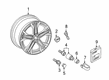 Diagram for Audi S7 Sportback Alloy Wheels - 4K8-601-025-H