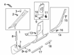 Diagram for Audi RS7 Sportback Pillar Panels - 4K8-867-239-4PK