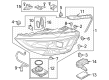 Diagram for Audi S8 Headlight - 4N0-941-783-C