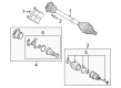 Diagram for Audi A8 Quattro CV Joint Boot - 7E0-498-203