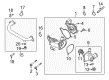 Diagram for Audi A8 Quattro Water Pump - 079-121-013-T