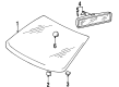 Diagram for Audi Cabriolet Windshield - 8G0-845-099-P