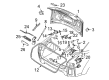 Diagram for Audi S8 Door Latch Cable - 4E0-827-531-A