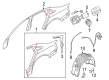 Diagram for Audi A4 Fuel Filler Housing - 8K0-809-999-D