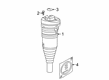 Diagram for Audi A8 Quattro Shock Absorber - 4N0-616-039-AC