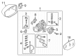 Diagram for Audi e-tron GT Mirror Cover - 4K1-857-507-A