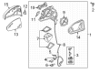 Diagram for Audi RS5 Side View Mirrors - 8W6-857-409-BT-9B9