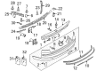 Diagram for Audi Bumper Reflector - 4E0-945-105