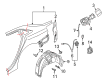 Diagram for Audi Fuel Door Release Cable - 8V0-862-165-A