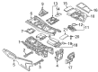 Diagram for Audi Q7 Cup Holder - 4M0-862-534-6PS