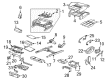 Diagram for Audi Seat Cushion Pad - 8H0-881-439