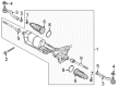 Diagram for Audi Power Steering Cylinder Boot Kit - 8W0-423-831