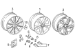 Diagram for Audi SQ7 Alloy Wheels - 4M0-601-025-BQ