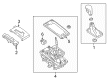 Diagram for Audi S6 Shift Knob - 4G1-713-139-AD-XBA