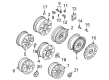 Diagram for Audi Alloy Wheels - 8E0-601-027-03C