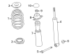 Diagram for Audi A3 Coil Springs - 5Q0-511-115-FL