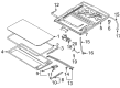 Diagram for Audi A8 Quattro Sunroof Motor - 4D0-959-591-A