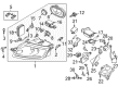 Diagram for Audi RS3 Car Bulbs - N-104-455-02