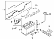 Diagram for Audi A4 Battery Hold Downs - 8W0-803-123-A