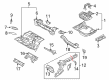 Diagram for Audi Battery Trays - 8F0-804-869-B