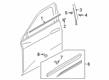 Diagram for Audi e-tron Quattro Weather Strip - 4KE-867-381