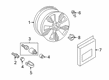 Diagram for Audi e-tron Quattro Alloy Wheels - 4KE-601-025-Q