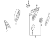 Diagram for Audi A8 Mirror Cover - 4A1-857-508-3FZ