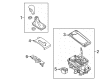 Diagram for Audi RS5 Shift Knob - 8K1-713-139-Q-NOR