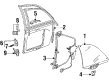 Diagram for Audi 5000 Quattro Door Lock - 443-837-016-L