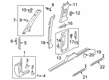 Diagram for Audi SQ8 Pillar Panels - 4M8-867-244-B-YT4