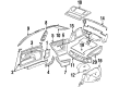 Diagram for Audi Coupe Quattro Pillar Panels - 895-867-232-R01