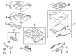 Diagram for Audi allroad Seat Cushion Pad - 8K0-881-361-H